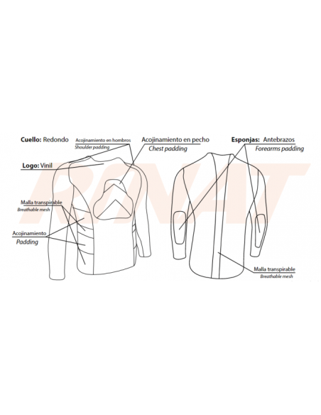 Camiseta de Portero PRO UNDER SHIELD adulto