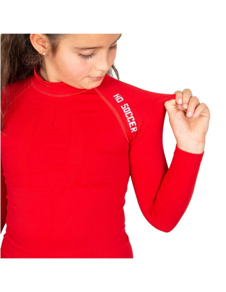 Rotes thermisches T-Shirt Kinder