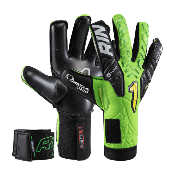 guantes de portero egotiko vegandor alpha verde