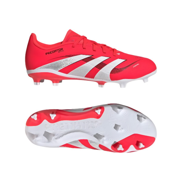 Botas De Futbol Adidas Predator League Fg Pure Victory Kids 35