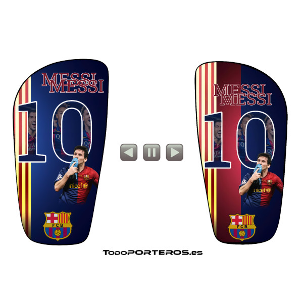 Espinilleras Personalizadas MESSI