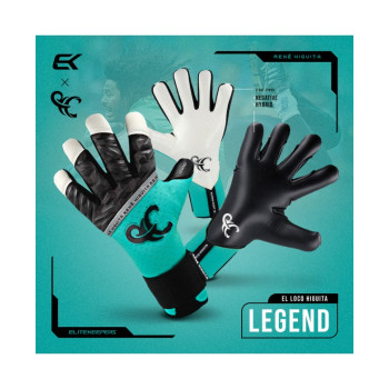 Guantes de portero ek rene higuita legend hybrid verde 2