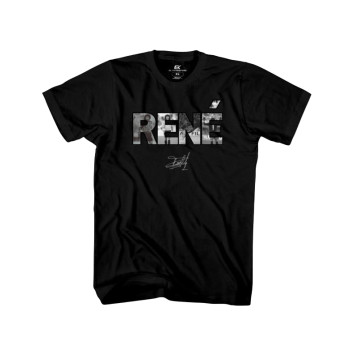 Camiseta negra rene higuita casual