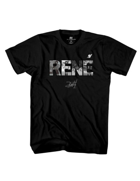 T-shirt noir René Higuuita occasionnel