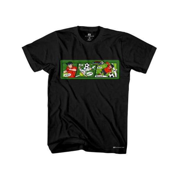 T-shirt ek anime preto