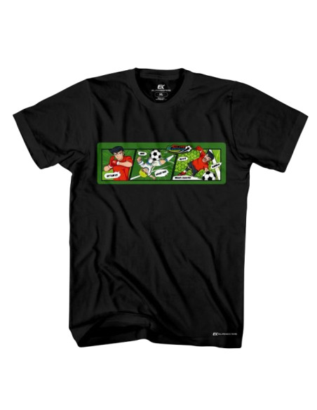 T-shirt ek anime preto