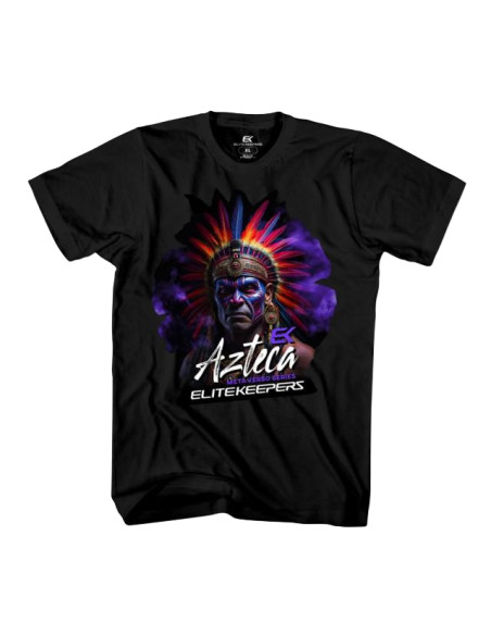 T-shirt nera EK Aztec
