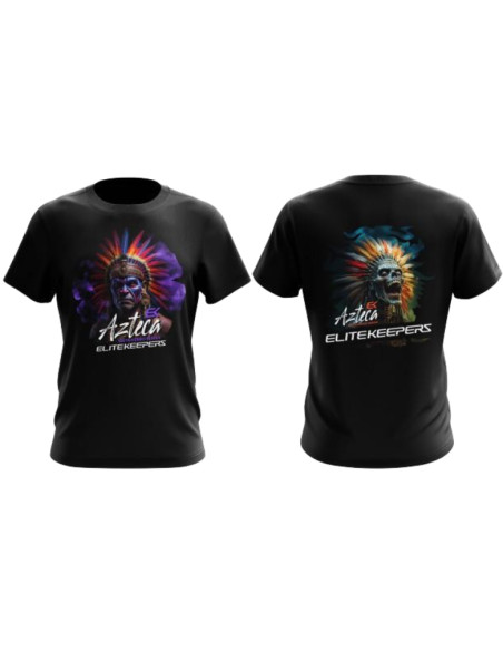 T-shirt noir EK Aztec - La vie et la mort du guerrier