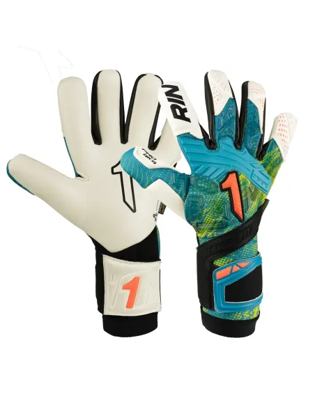 guantes de portero fiera pro verde naranja