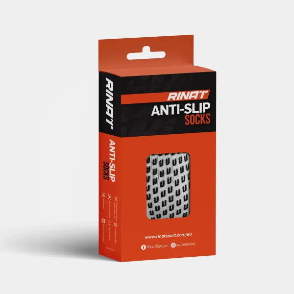 calcetin antideslizante blanco caja