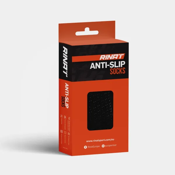 calcetin antideslizante negro rinat caja
