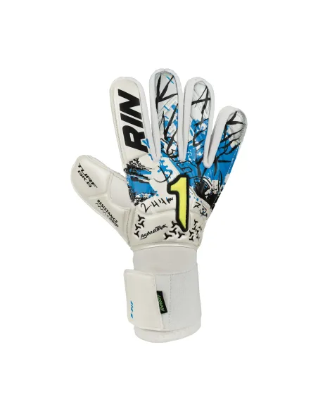 handschuhe des Torhüters in Asimetrik zurück schwarz rechts