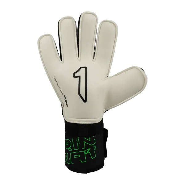 guantes de portero asimetrik corte derecho negro