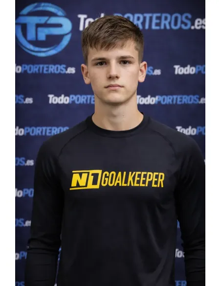 camiseta de portero con protecciones n1 goalkeeper