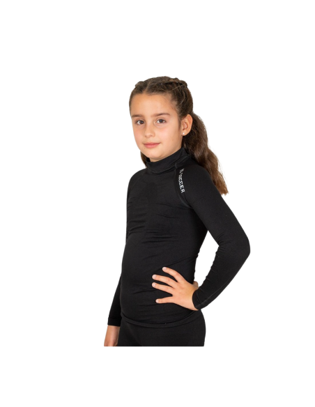 T-shirt termico nero bambino