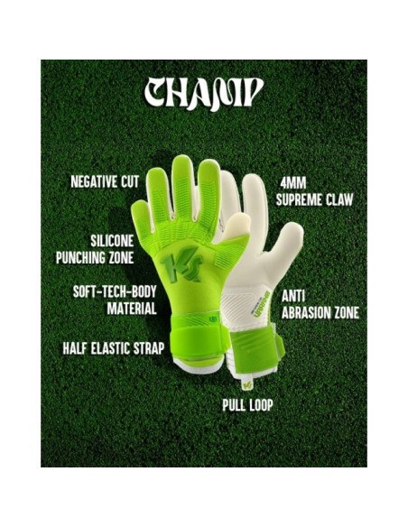 Guantes Keepersport Varan8 Champ Nc Verde