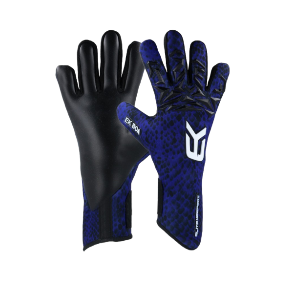 Guanti blu Elitekeepers ek boa