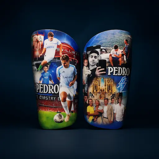 Espinillera personalizada Pedro